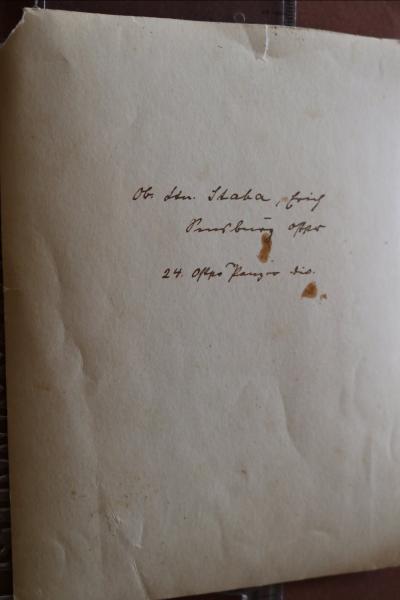 original Foto Erich Staba mit Ehrenblattspange , Ritterkreuz , Nahkampfspange original signiert von ihm